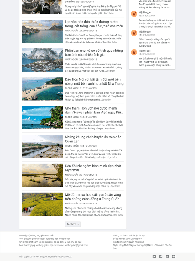 Template Blogspot cá nhân đẹp tinh tế 03